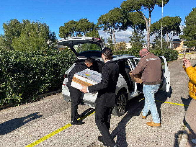 Consegna dei dolci